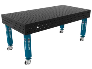 GPPH PRO 2000x1000 mm Sveisebord P&#229; hjul