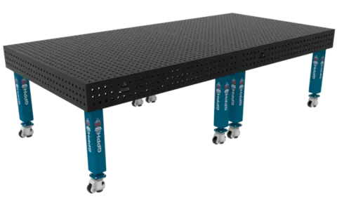 GPPH PRO 3000x1480 mm Sveisebord P&#229; hjul