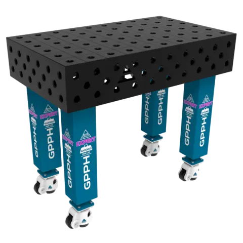 GPPH EXPERT 1000x600 mm Sveisebord P&#229; hjul