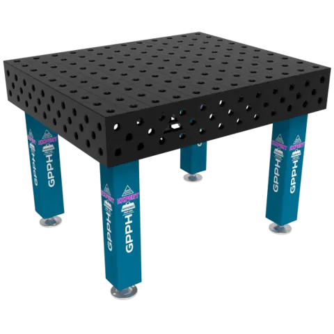 GPPH EXPERT 1200x1000 mm Sveisebord P&#229; hjul