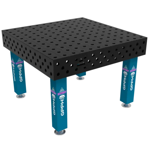 GPPH EXPERT 1200x1200 mm Sveisebord P&#229; hjul