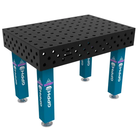 GPPH EXPERT 1200x800 mm Sveisebord P&#229; hjul