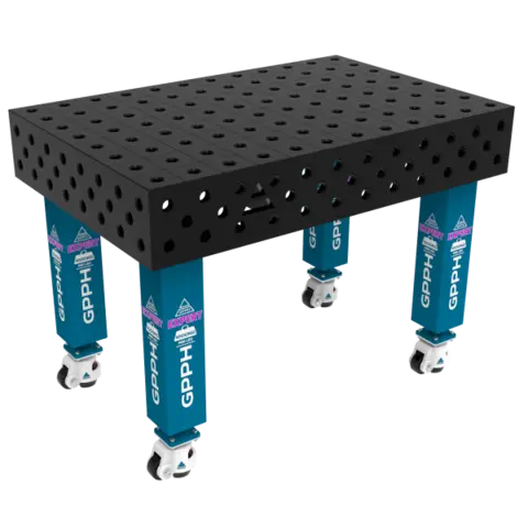 GPPH EXPERT 1200x800 mm Sveisebord P&#229; hjul
