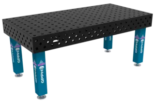 GPPH EXPERT 2000x1000 mm Sveisebord P&#229; f&#248;tter