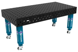 GPPH EXPERT 2000x1000mm Sveisebord P&#229; hjul