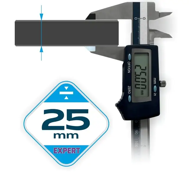 GPPH EXPERT 2400x1200mm Ø28mm, 100x100 På føtter 