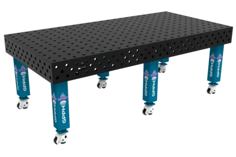 GPPH EXPERT 2400x1200 mm Sveisebord P&#229; hjul