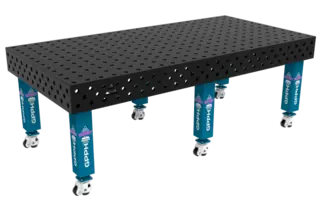 GPPH EXPERT 3000x1480 mm Sveisebord P&#229; hjul