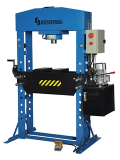 WSP 100M Verkstedpresse Hydraulisk motorisert