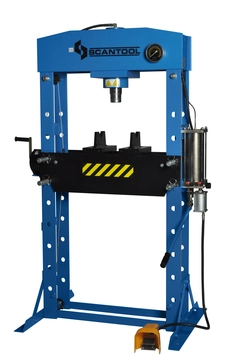 WSP 50P Verkstedpresse Pneumatisk og h&#229;nddrevet