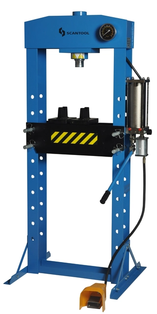 WSP 30P Verkstedpresse Pneumatisk og h&#229;nddrevet