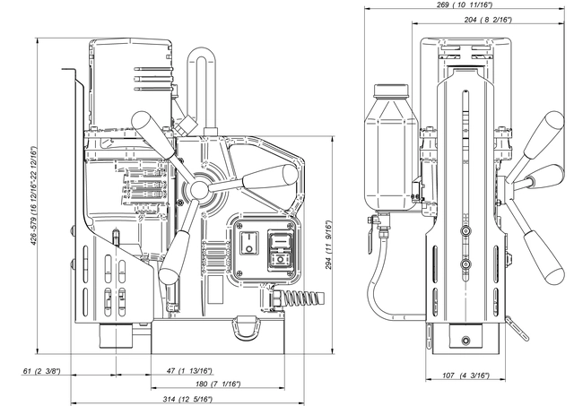 COMPACT 50 Magnetisk boremaskin 