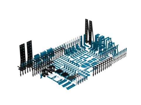 Verkt&#248;ysett 3XL (252 deler) GPPH Inkl. to L verkt&#248;ytraller m/skuffer