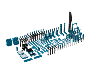 Verkt&#248;ysett ECO XL (134 deler) &#216;16 mm Inkl. M Verkt&#248;ytralle