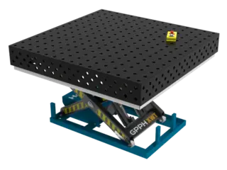 GPPH ECO 1500x1480 mm &#216;16 mm 50x50 Med hydraulisk l&#248;ftesystem