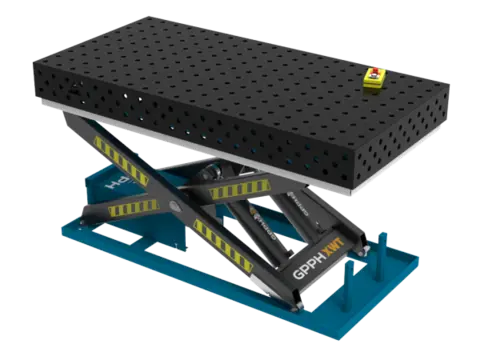 GPPH XWT EXPERT 1500x1000 mm Med hydraulisk l&#248;ftesystem