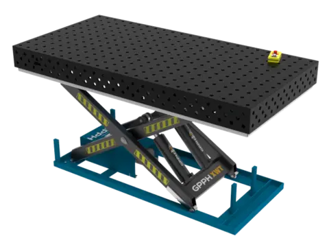GPPH XWT EXPERT 2400x1200 mm Med hydraulisk l&#248;ftesystem