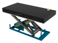 GPPH PLUS 2400x1200 mm &#216;28 mm 100x100 Med hydraulisk l&#248;ftesystem