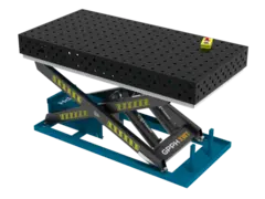 GPPH PRO 1500x1000 mm &#216;16 mm diagonal Med hydraulisk l&#248;ftesystem