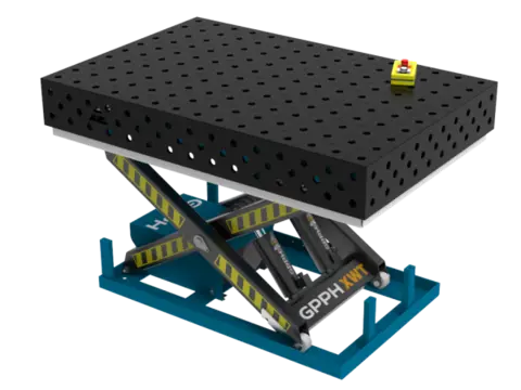 GPPH XWT PRO 2000x1000 mm Med hydraulisk l&#248;ftesystem