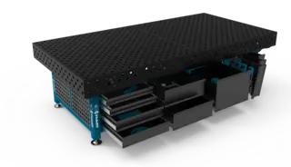 GPPH ECO 1500x1480 mm &#216;16 50x50 mm Med verkt&#248;yoppbevaringssystem