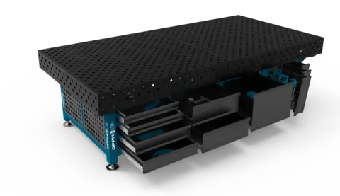 GPPH EXPERT 3000x1480 Sveisestasjon Med verkt&#248;yoppbevaringssystem