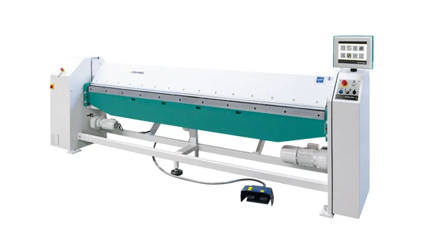 2100 x 1,8 mm Elektrisk foldemaskin 10-1000 mm bakanslag, Jouanel 