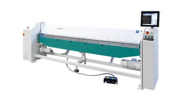 2100 x 1,8 mm Elektrisk foldemaskin 10-1000 mm bakanslag, Jouanel 