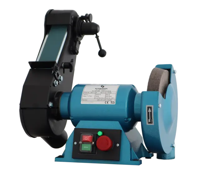 SC 200EKB Benksliper Med beltearm og filtskive, SCANTOOL 