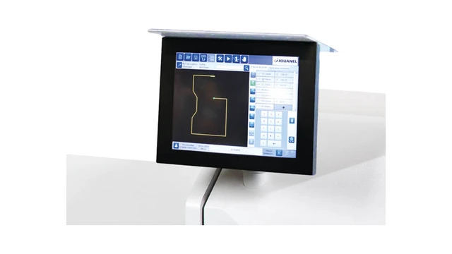 2600 x 1,8 mm Elektrisk foldemaskin 10-1000 mm bakanslag, Jouanel 