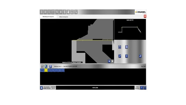 2600 x 1,8 mm Elektrisk foldemaskin 10-1000 mm bakanslag, Jouanel 