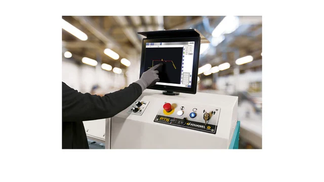 2100 x 4 mm Elektrisk foldemaskin 10-750 mm bakanslag, Jouanel 