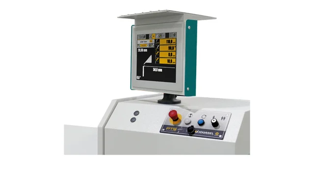 2100 x 1,8 mm Elektrisk foldemaskin 10-1000 mm bakanslag, Jouanel 