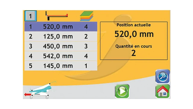 2050 x 2 mm Elektrisk platesaks Med elektrisk bakanslag, Jouanel 