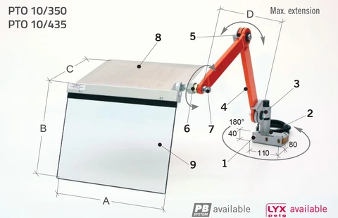 PTO 10/11 Sikkerhetsdeksel  Tecno Pi&#249; Til dreiebenk
