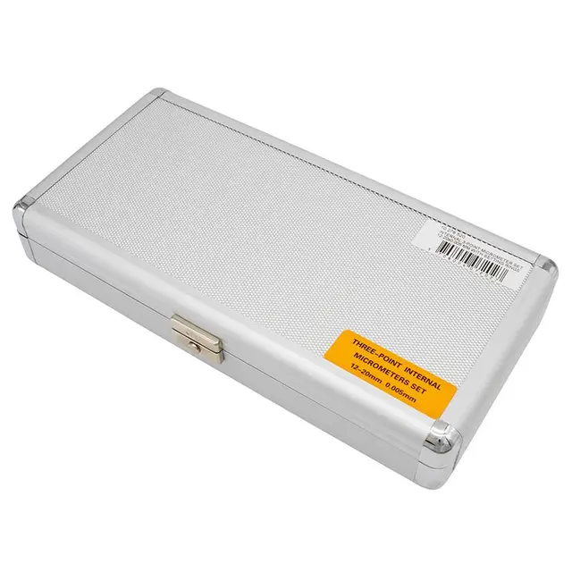 3-punkt mikrometer sett 12-20mm Med Forlengelser og innstillingsring 