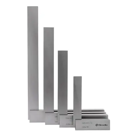 Ansatsvinkler sett (4 stk.) DIN 875/ 1 100x70, 150x100, 200x130, 250x165, Diese