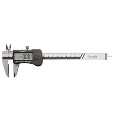 Digitalt skyvel&#230;re 0-150x0,01 mm karbidmetal m&#229;leflater, Diesella