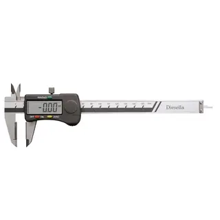 Digitalt skyvel&#230;re 0-150x0,01 mm karbidmetal m&#229;leflater, Diesella
