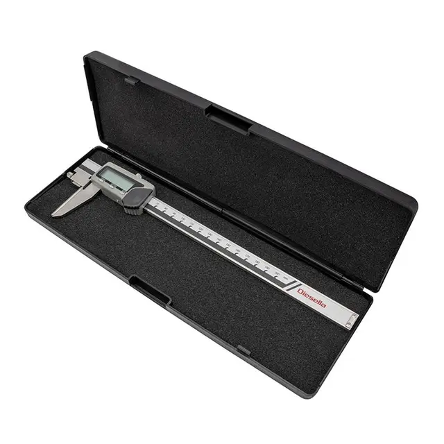 Digitalt skyvelære 0-200x0,01 mm For måling av veggtykkelse, Diesella 