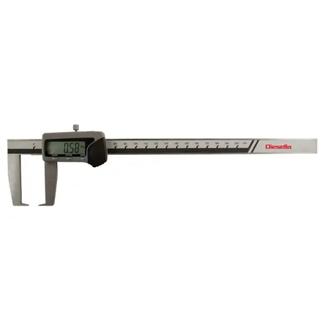 Digitalt skyvelære 0-200x0,01 mm For utvendige spor, Diesella