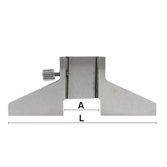 Dybdemålsfot for skyvelære L=75 mm, B=6 mm, Diesella 