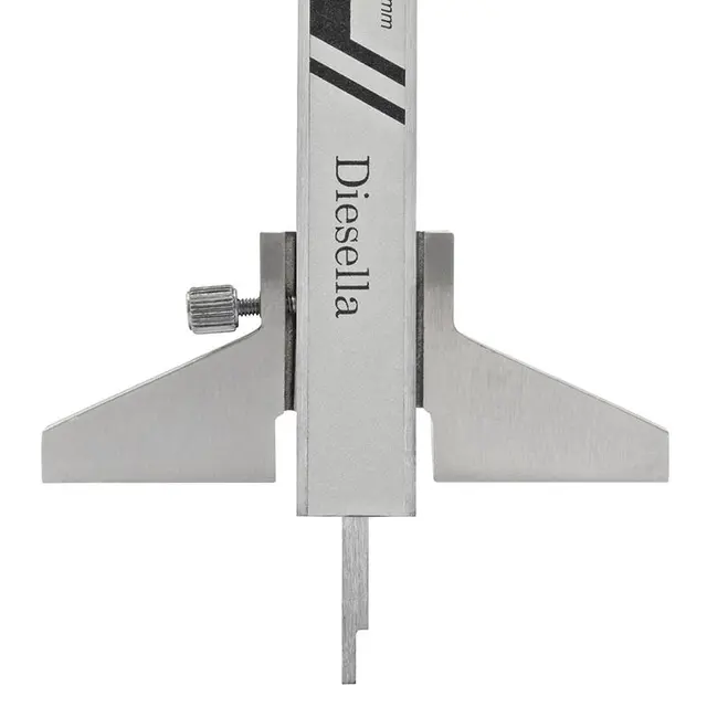 Dybdemålsfot for skyvelære L=75 mm, B=6 mm, Diesella 