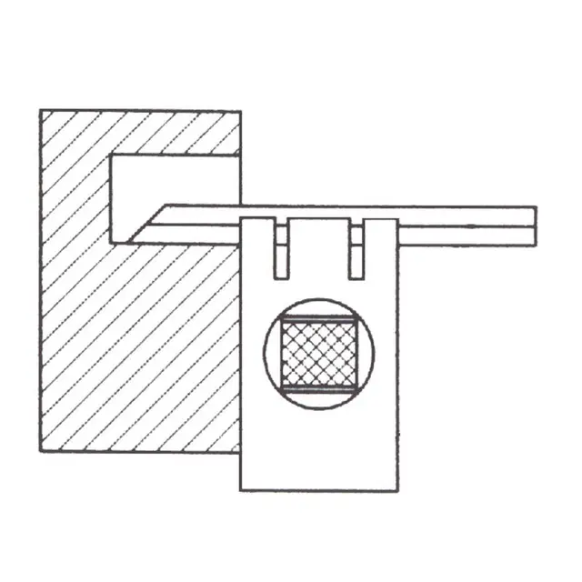 Herdet kant m justerbar linjal DIN875/00 Diesella 