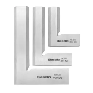 Herdet kant vinkelsett 30-100 mm GR 00 (50x40, 75x50, 100x70 mm), Diesella