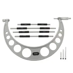 Mikrometer 0-100 mm Med utskiftbare m&#229;leambolter, Diesella