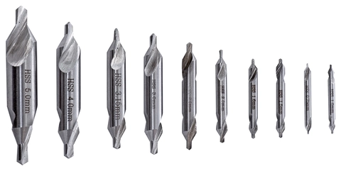 Metriske senterbor - Sett 10 stk Bernardo