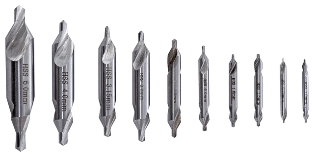 Metriske senterbor - Sett 10 stk Bernardo 