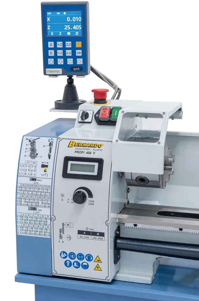 Profi 400 V Dreiebenk med 2-akse digital Bernardo 