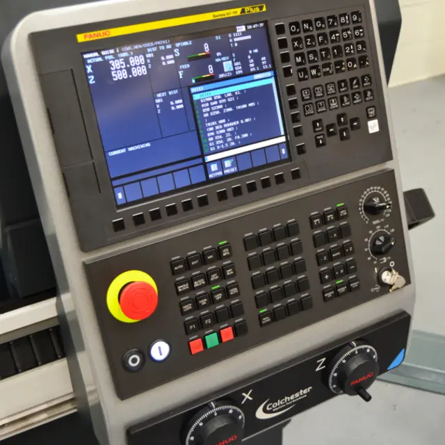 Student Manuell/CNC dreiebenk 330x1000, 2-akse, Colchester 